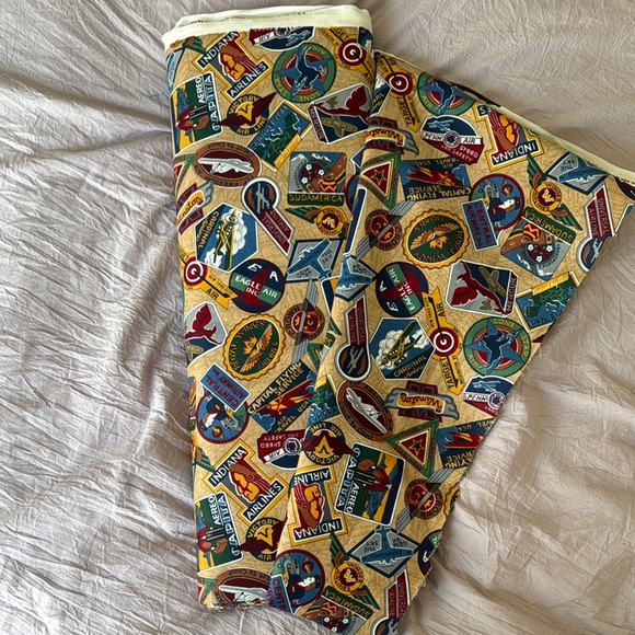 Plane Talk…Bolt of 100% Cotton..Printed/Made in USA 9 plus yards by Print Works - Picture 1 of 4